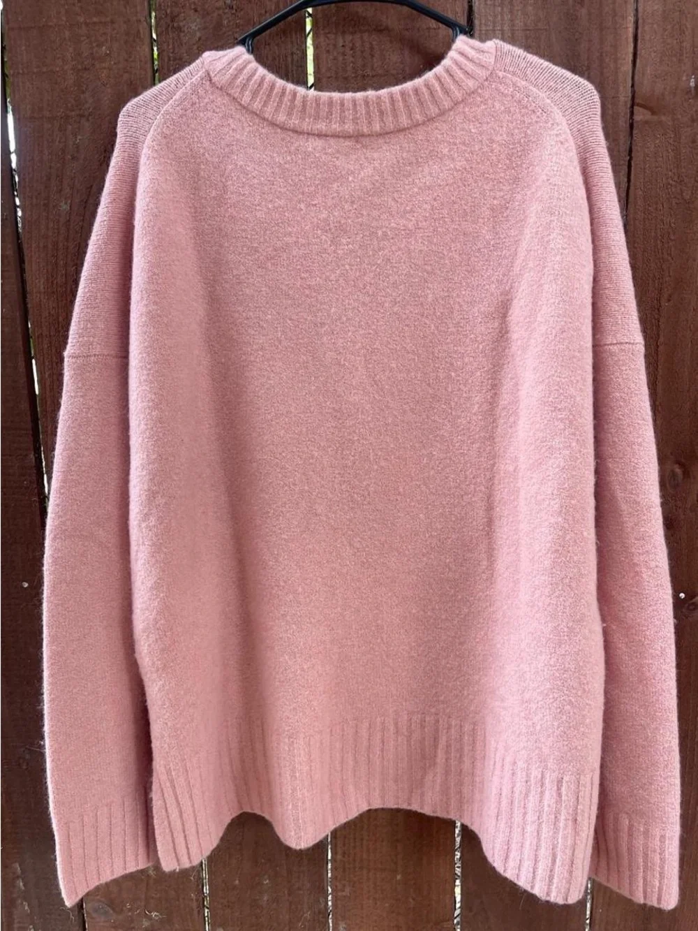 J Crew Super-soft Merino Alpaca Blend Crewneck Sweater Relaxed Fit Sz L